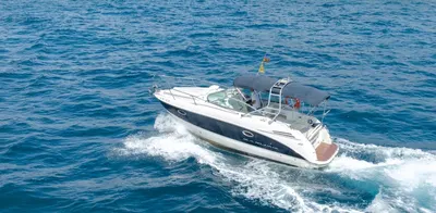 Armani at cruising speed along the southern coast