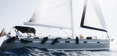 Lady Sunshine sailing the southern coast of Tenerife